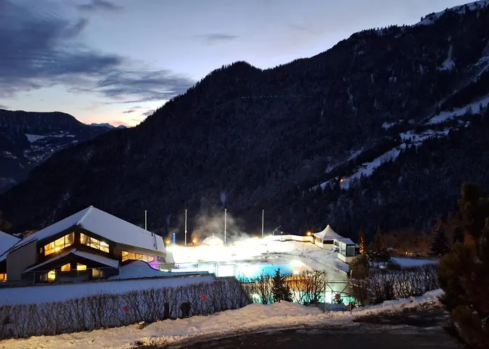 公寓 Les Bains D'ovronnaz - Sud Terrasse